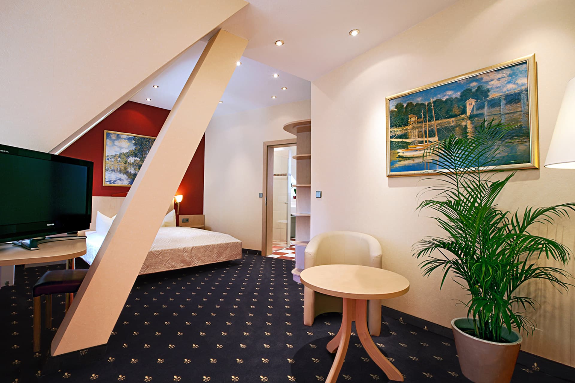 Deluxe Doppelzimmer mit Wohnbereich