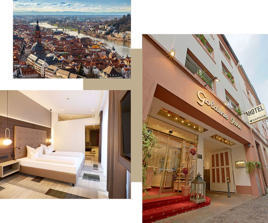Fassade des Hotel Goldene Rose